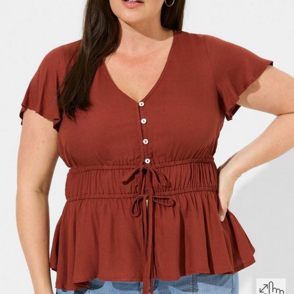 Torrid Peplum Top